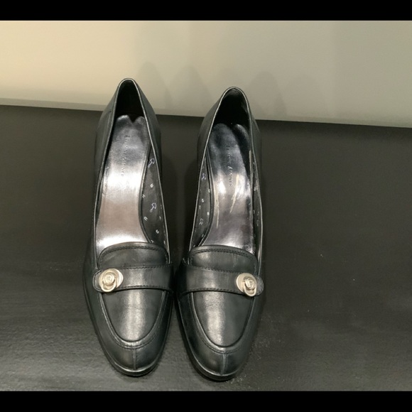 ETIENNE AIGNER BLACK LEATHER SIZE 9 1/2M - Picture 4 of 7